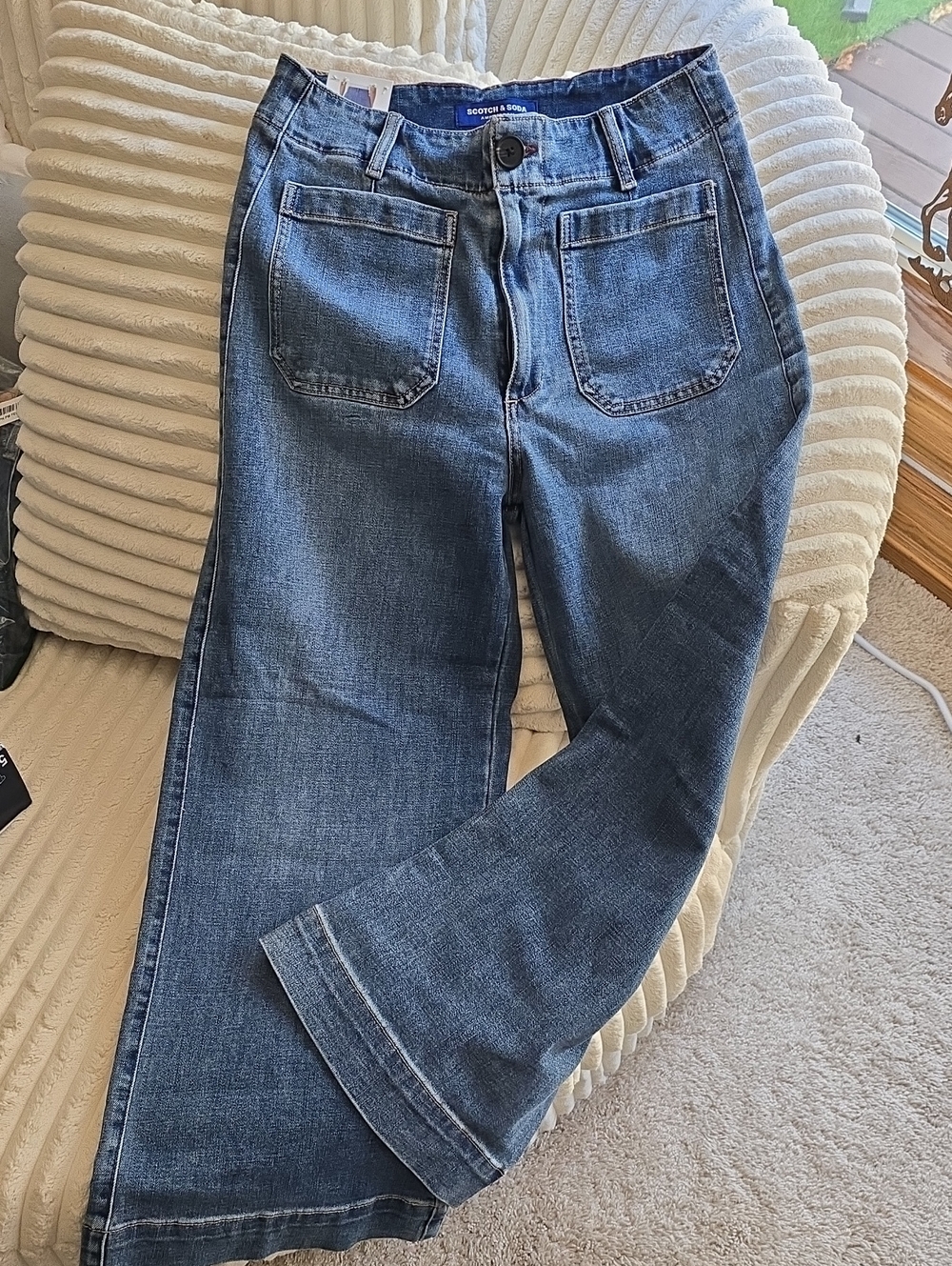 NWT Scotch & Soda Amsterdam Size 8 / 29 Blue Jeans 27" Inseam